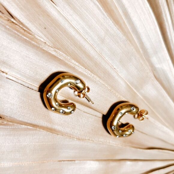 bohemian stud earrings A262 - Picture 5 of 5